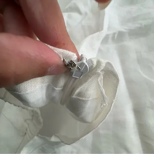 DISSH Roberts line maxi skirt white 100% linen size 4