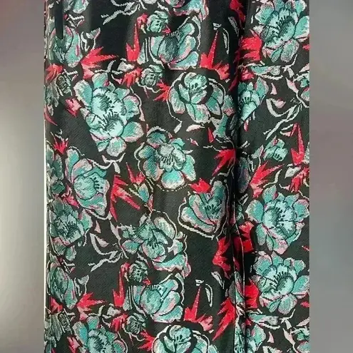 Zadig & Voltaire Women’s “Pomy Jaquard Thunder” Black Floral Pants Size XS/34