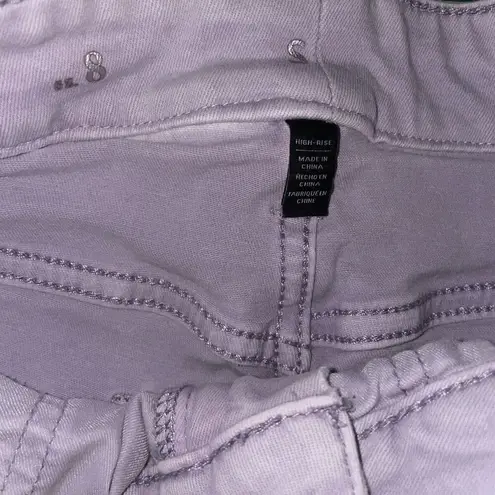 White House | Black Market  Black Purple Lavender High Rise Jeans Size 8