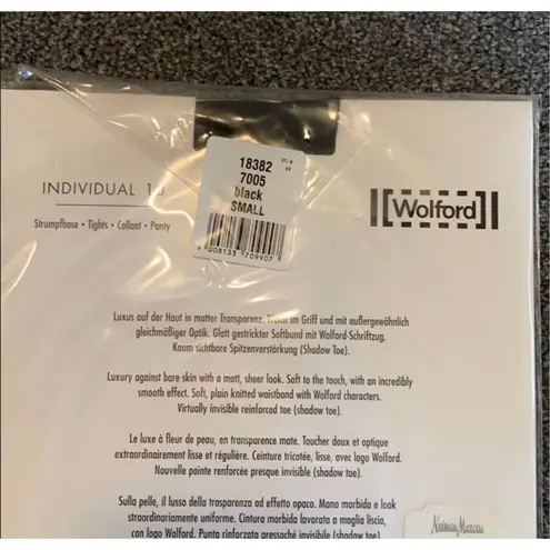 Wolford Individual 10 Tights in Black Size small new in package
