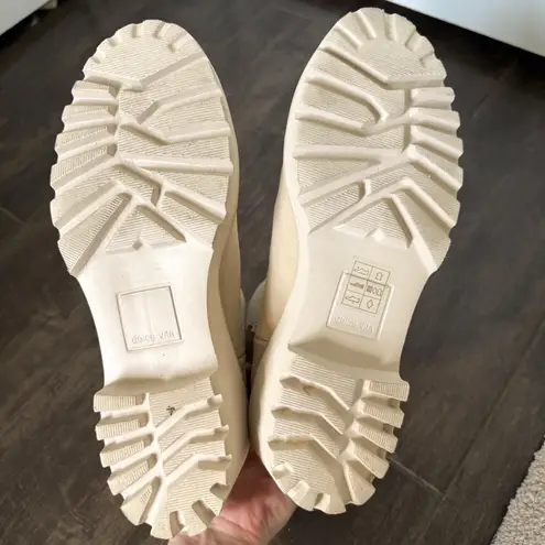 Dolce Vita Huey H2O Wide Booties, Dune Suede Tan | Size 8