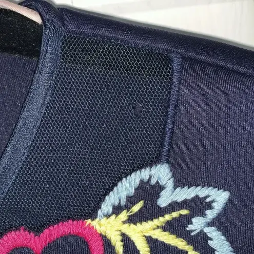 Ted Baker  London Blue Lavensa Floral Embroidered Dress Size 6