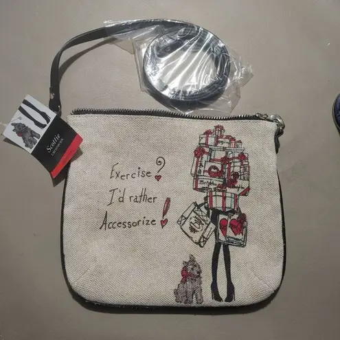 Brighton Heart Scottie Puppy Dog Crossbody Bag Clutch Purse Detachable Strap