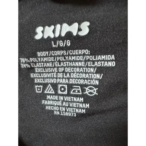 SKIMS Fits Everybody Long Sleeve Black Size Large