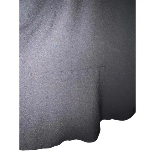 Elizabeth And Clarke Black Long Sleeved Blouse With Flirty Hem Women’s Size 16