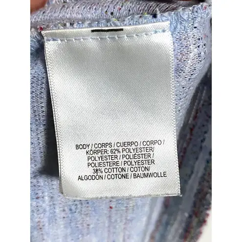 Akemi + Kin  Mini Sleeveless Shift Mini Dress Stripe Multicolor Mock Neck Women S