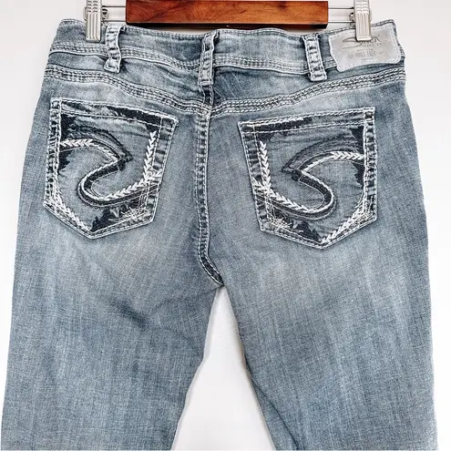 Silver Jeans Silver Light Wash Suki Capri Size 31