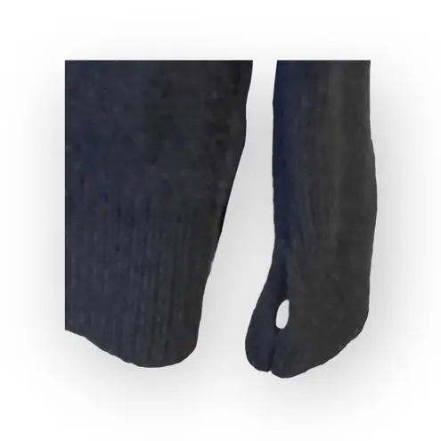 Lauren Moshi ᨎ Ladona X White Mouth Lightweight Knit Cashmere Sweater ᨎ Black S