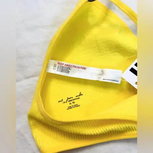 Urban Outfitters NWT  Out From Under Paloma Strappy Bralette - Yellow - XL