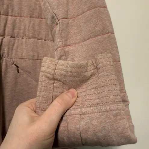 Lululemon  The Bomb Bomber Reversible Jacket Bark Berry / Heathered Bark Berry 8