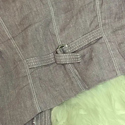 White House | Black Market  Purple Biker Blazer C14