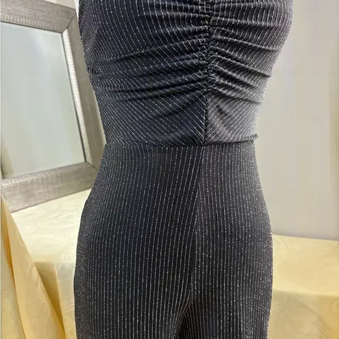 Love Squared Black Jumpsuit with Tapered Legs