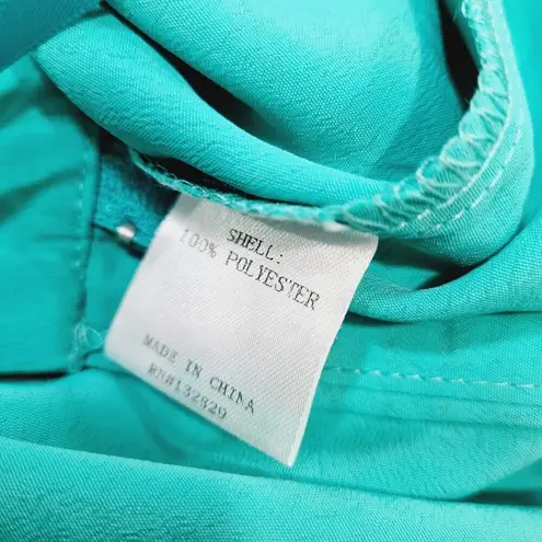 MORE TO COME Torie Pant Set in Turquoise XS Green