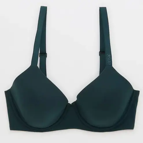 Aerie New  SMOOTHEZ Full Coverage Lightly Lined Underwire Bra Green Size 36D