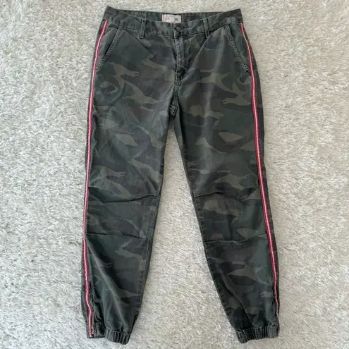 Sundry ‎ Anthropologie Zip Camo Joggers Sz 26