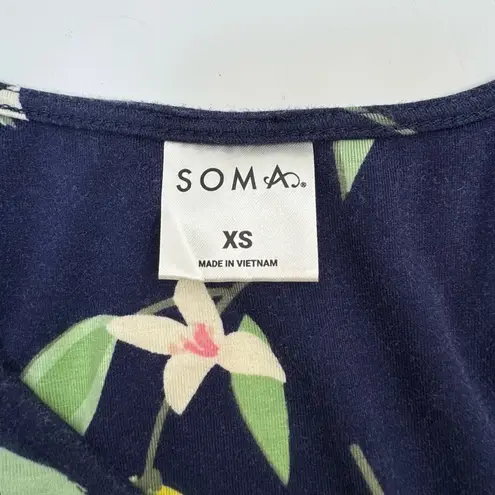 Soma Cool Nights Short Sleeve Sleepshirt Lemons XS X