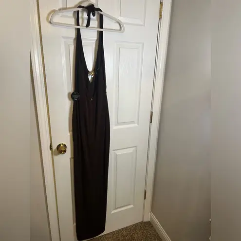 Nookie Alyssa Chain Gown in Chocolate