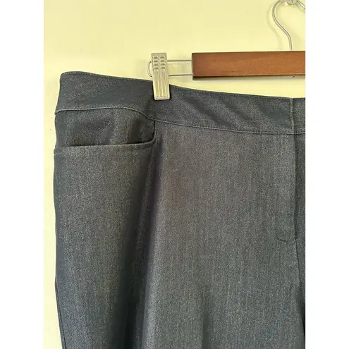 Lane Bryant  womens trouser jeans size 18 cuffed cropped