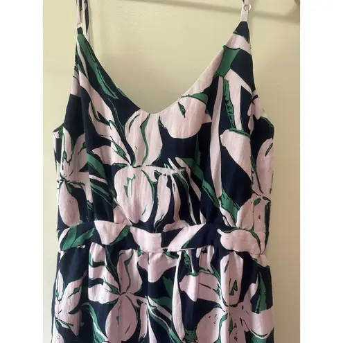 FRNCH Summer Keyhole Dress Purple And Blue Size Medium NWT