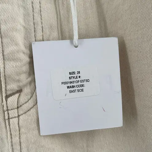 Pistola Jeans Size 28 Kate High Rise Slim Straight NWT East Side Cotton Stretch