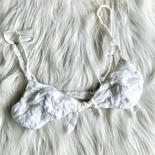 Rosa Cha X Naomi Campbell White Cotton Bikini