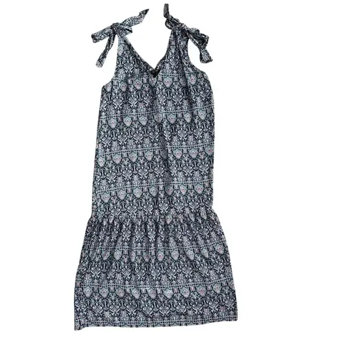 Banana Republic  Tie Shoulder Tiered Midi Dress in European Summer Size Medium‎