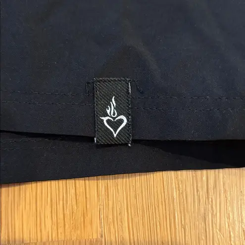 Torrid  Happy Camper Shorts Black Stretch Athletic Outdoor Size 4