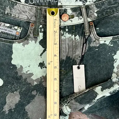 Calvin Klein New! NWT  Women's Ankle Skinny Pants Green Camouflage Print 27