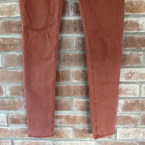 Hudson Nico Super Skinny Jeans Size 27 Red Dusty Rose