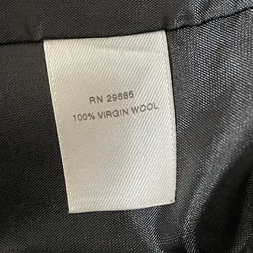 Pendleton Dark Grey Women's Wool Notch Collar Blazer Size 16 Career Suiting