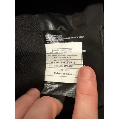 Bernardo Black Winter Neo Active Double Up Puffer EcoPlume Long Lined Womens XS