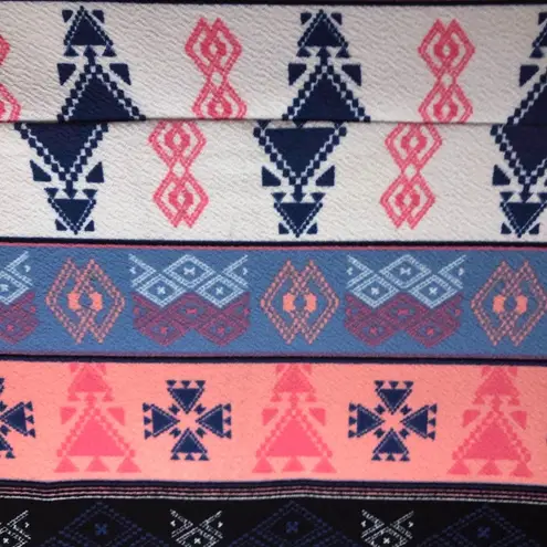 LuLaRoe  Skirt Aztec Patterned Blue Pink White Cassie Pencil Skirt Sz 3X BNWT thumbnail 3