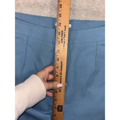 Frances Valentine Petrie Cotton Blend Pant in Blue size 12