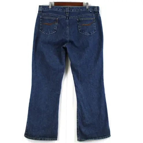 Rockies Womens 20R Jeans Slim Low Rise Jeans Straight Leg Western Rodeo Flaw Blue Size undefined