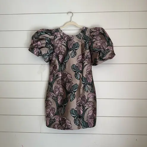 Elliatt The Audrey puff-sleeve mini dress