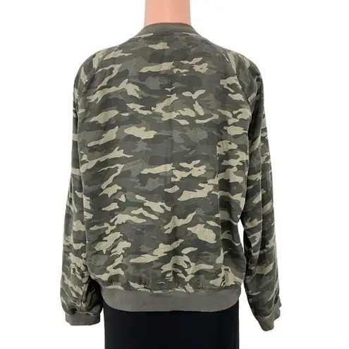 BeachLunchLounge  Camo Zip Up‎ Jacket Size XXL