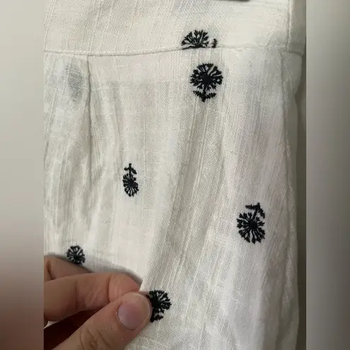 A loves A White Floral Embroidered Mini Skirt Women’s Size 0