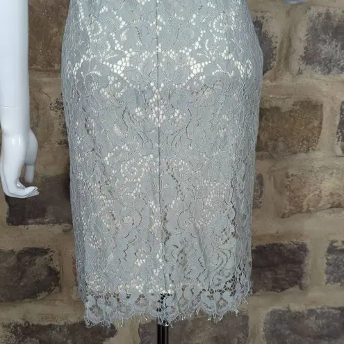 Mystic Los Angeles Gray Lace Cutout Mini Dress Woman's Small HOCO Feminine