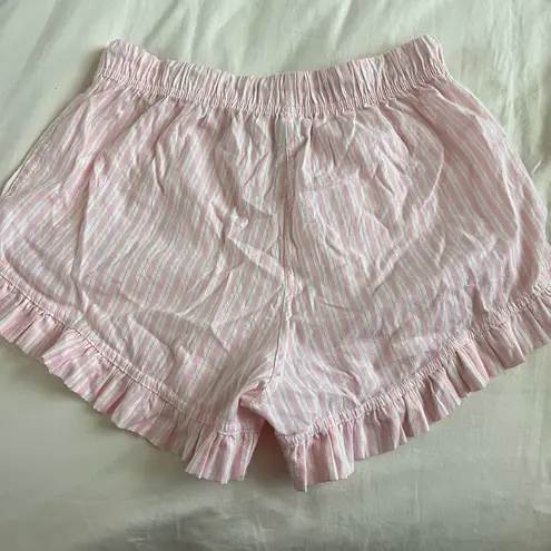 Free People Press Snooze Shortie, Pink/White Stripe