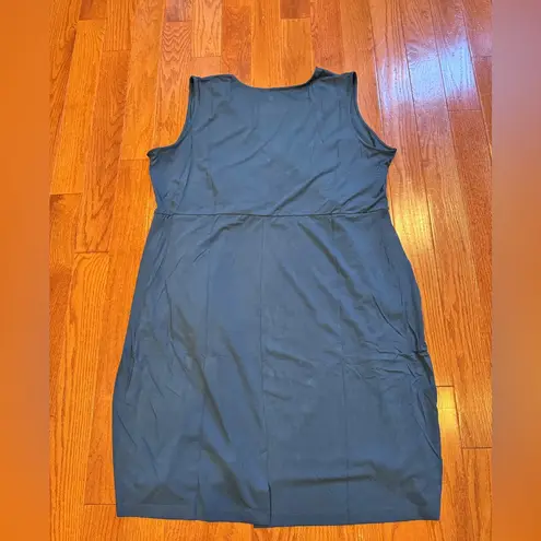 Betabrand NWOT Womens Large Black Floral A-line Stretchy Preppy Skort Pockets