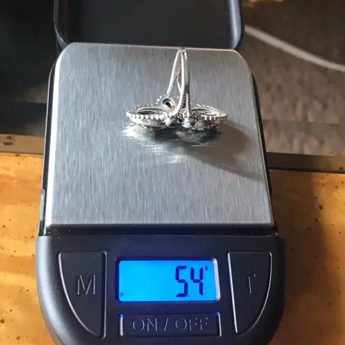 White Buffalo Royston Blue Horizon Turquoise Sterling Silver Ring Size 7