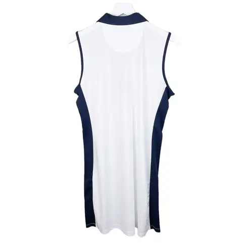 Callaway NEW Golf White Abstract Gradient Stripe Print Color Block Dress Size XL