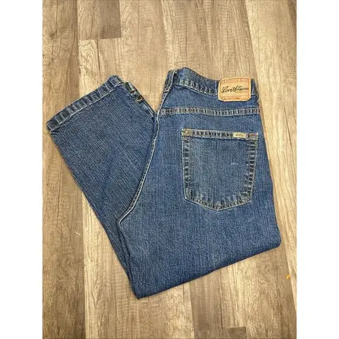 Levi's Womens  Strauss Capri Jeans Mid Rise Straight Stretch Misses 16 (34Wx23L)