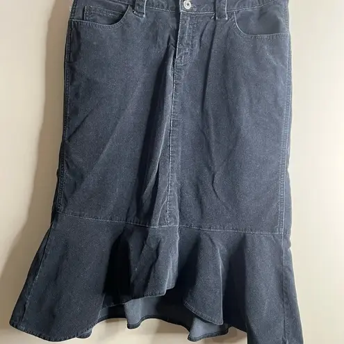 Riders copper corduroy trumpet skirt Black Size M