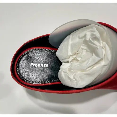 Proenza Schouler Suede Mules Red size 6