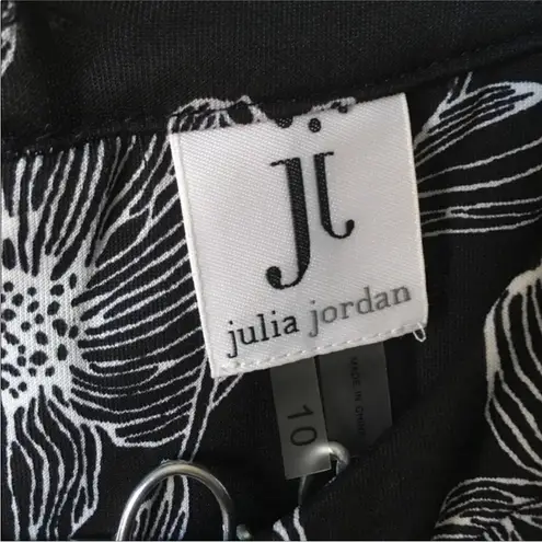 Julia Jordan Cold Shoulder Floral Printed Dress Size 10