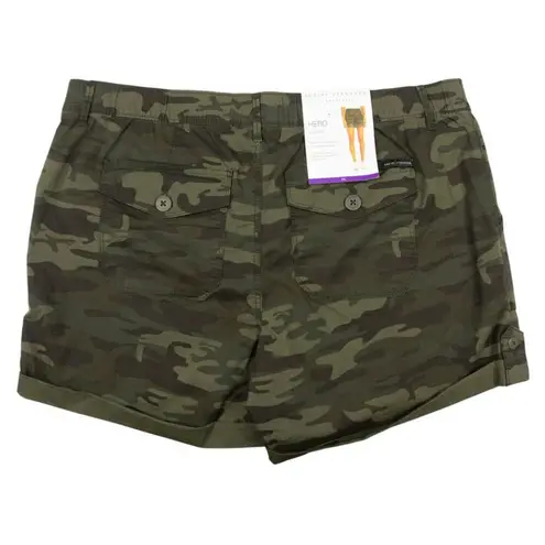 Social Standard by Sanctuary Women's Hero Utility Short Mother Nature Camo, XXL Green Size undefined