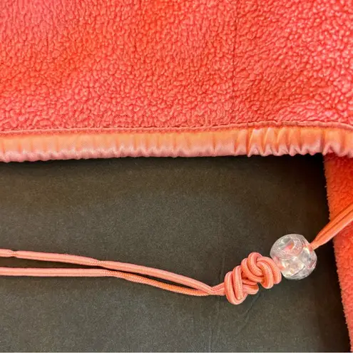 New York & Co. NY Jeans Women’s Coral Pink Fleece 1/4 Zip Pullover Size S