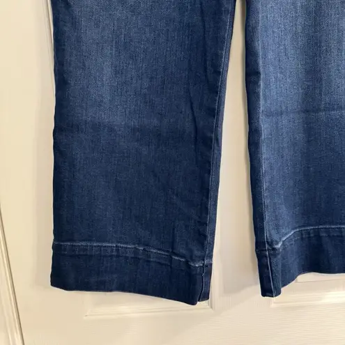 Anthropologie  Pilcro Wharfside Jeans Women’s 32 Blue High Waist Wide Leg Cropped