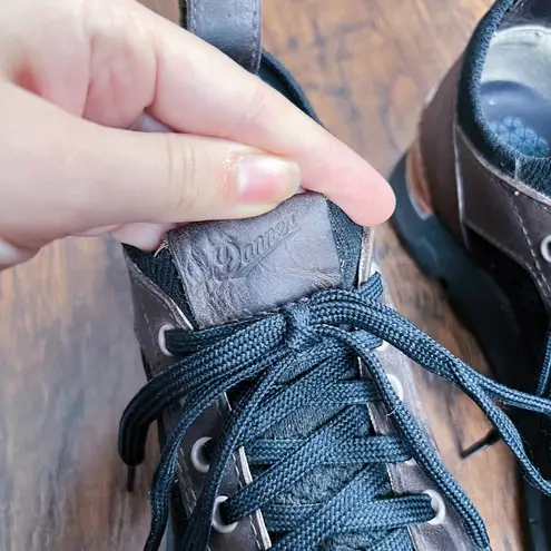 Danner • Overlook Knit Low Sneaker black lace up brown leather hiking trail Size undefined